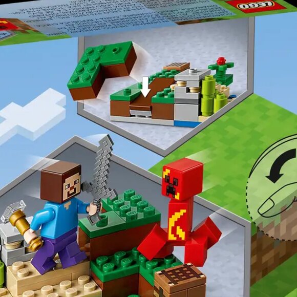 Brand New Lego  Minecraft The Creeper Ambush Building Toy 21177 - Picture 7 of 7